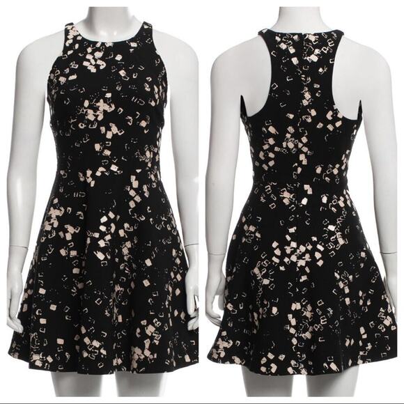 Elizabeth and James 6 Magdalena Black Dress Holiday Mini Party Festive - Picture 1 of 8